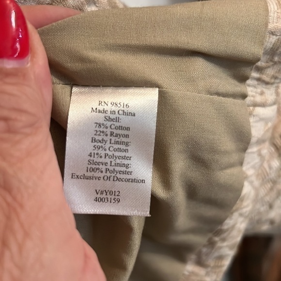 coldwater Creek Womens Open Jacket size 10 - Picture 10 of 10